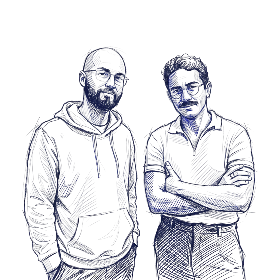 Balthazar and Tristan, co-founders of Adoption Layer